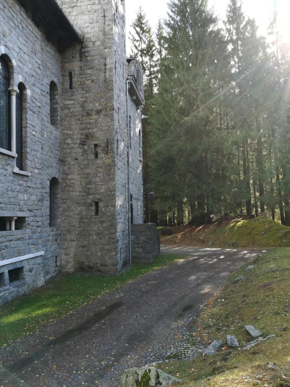 Un Nido Nella Torre Del Castello Daire Ponte Di Legno Dış mekan fotoğraf